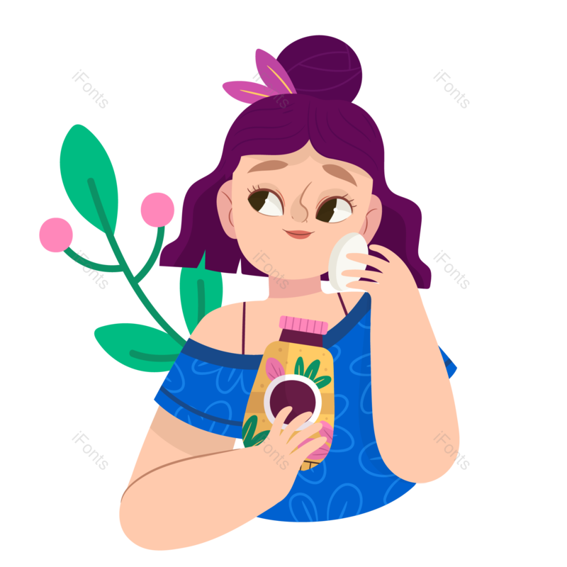 护理图片,女生元素,化妆品PNG,美妆免抠素材